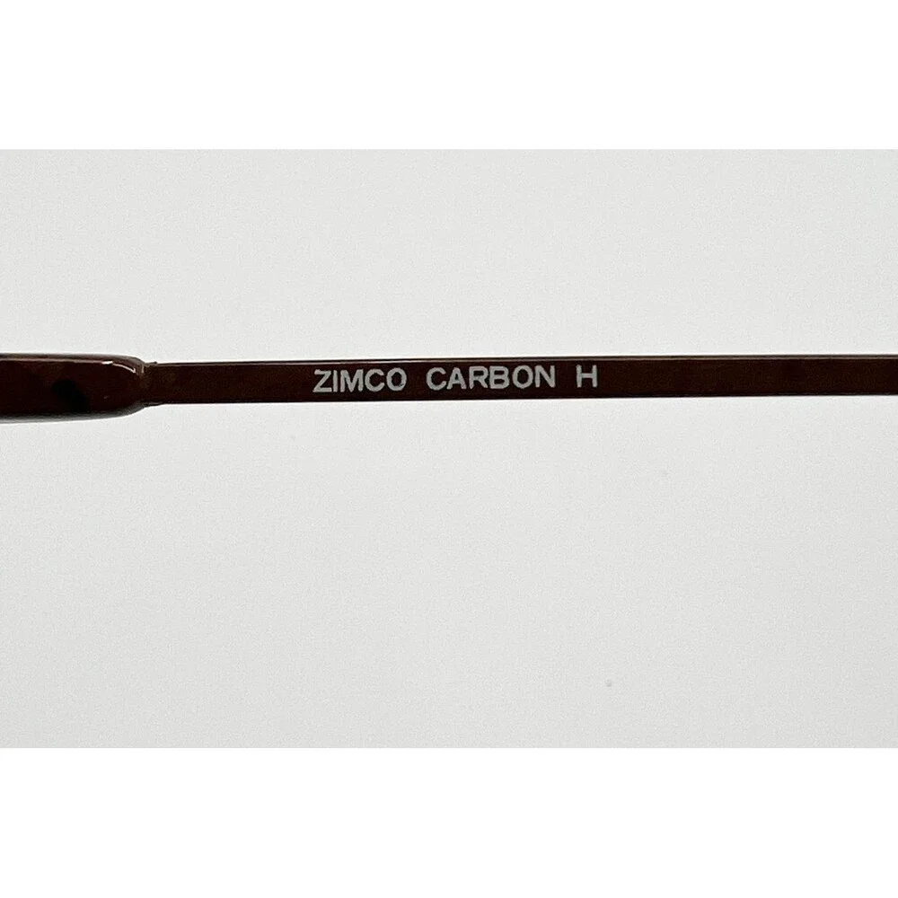 Zimco Carbon H Eyeglasses Mens Brown Aviator Frames 56-18-140